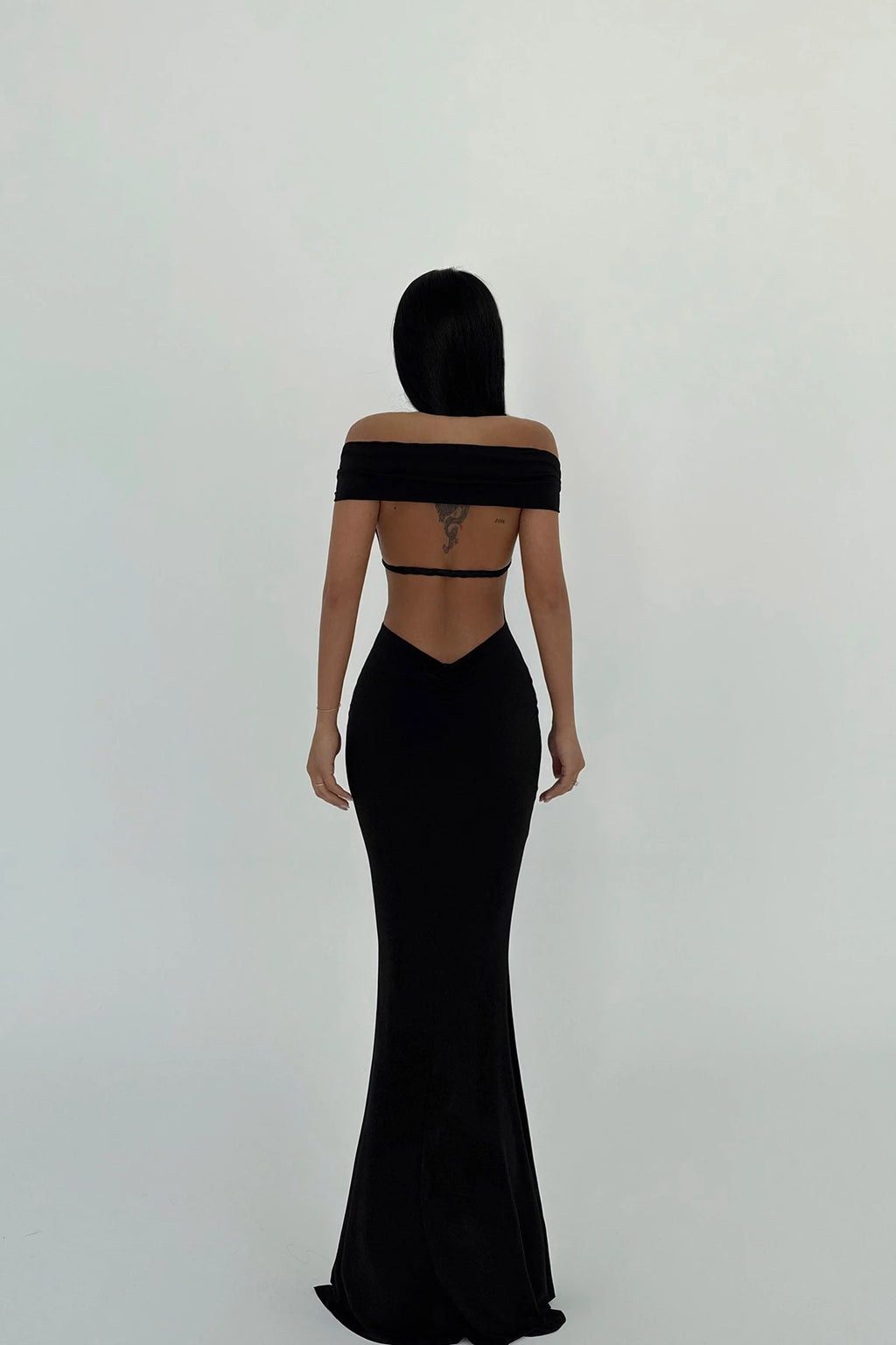Santorini Black Detail Dress