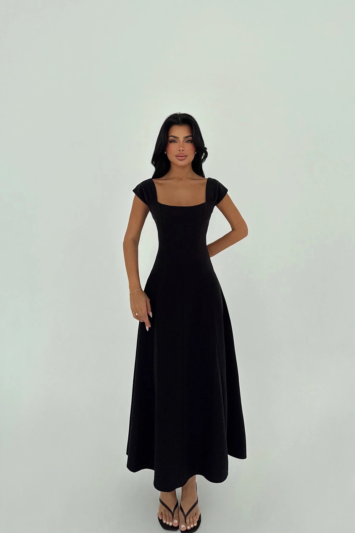 Serena Black Dress
