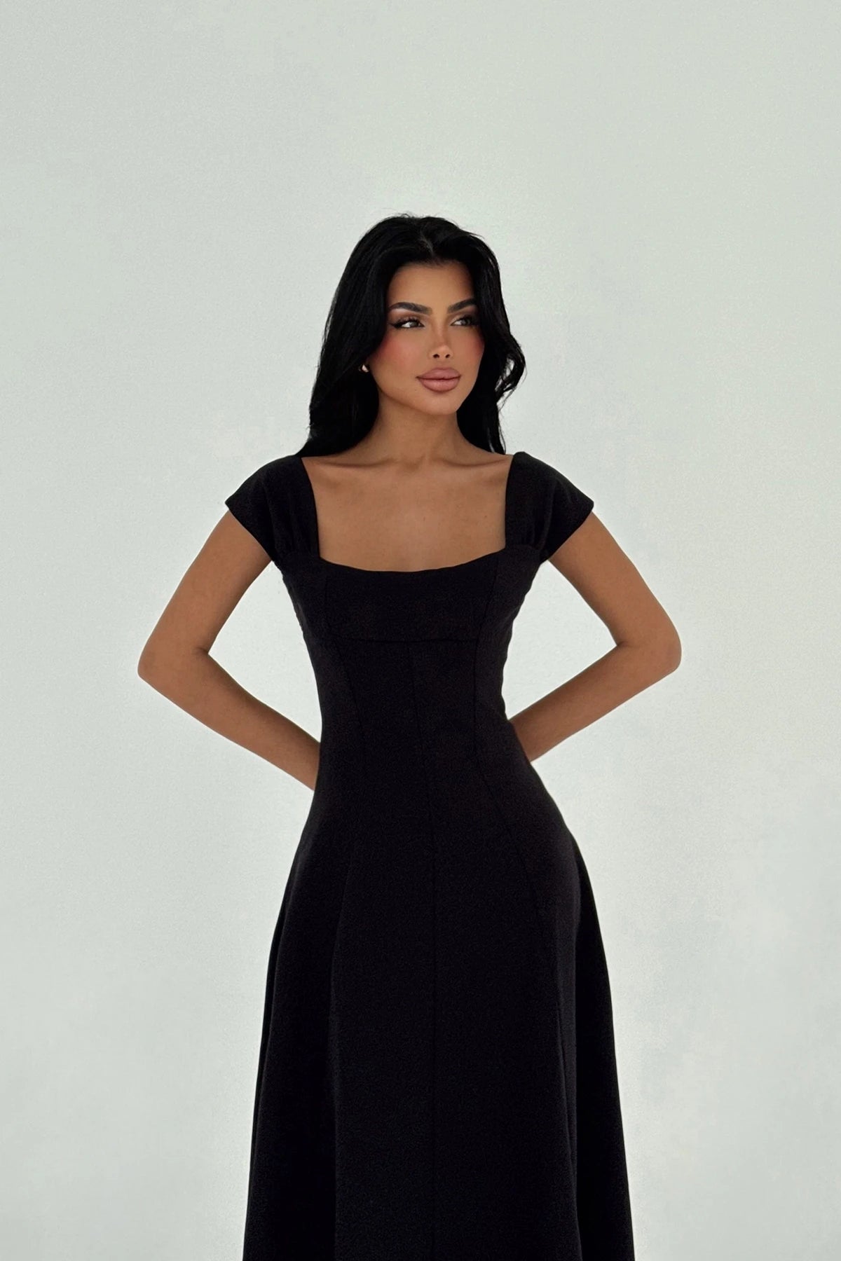 Serena Black Dress