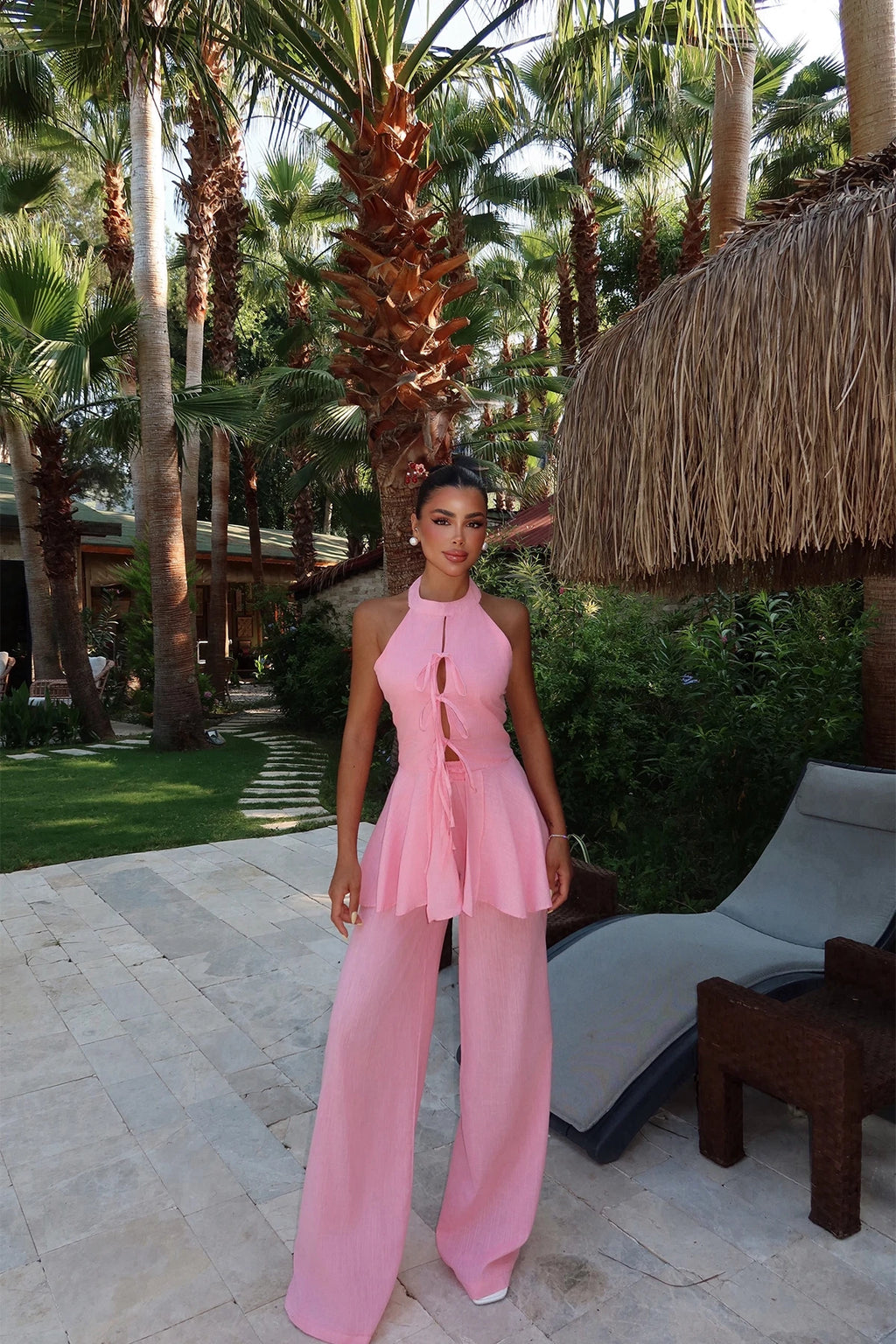 Flamingo Trouser Suit