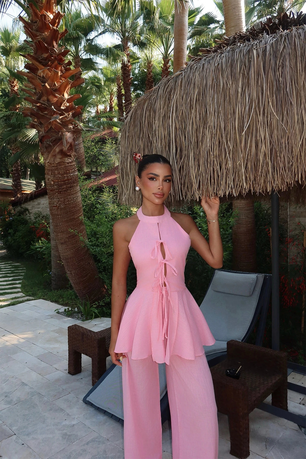 Flamingo Trouser Suit