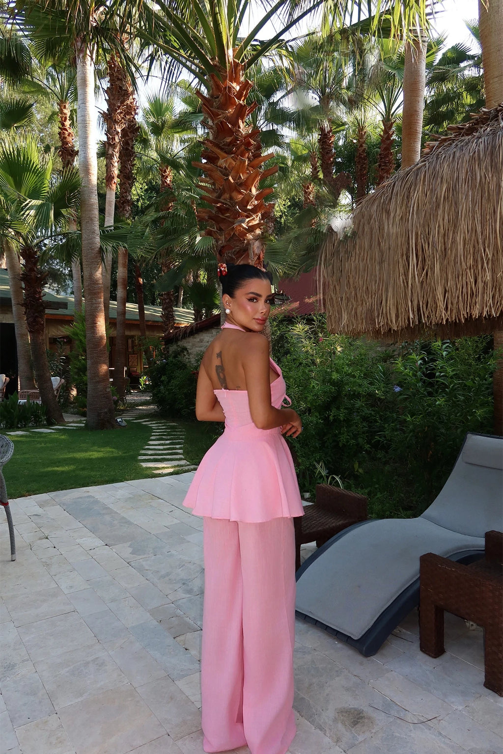 Flamingo Trouser Suit