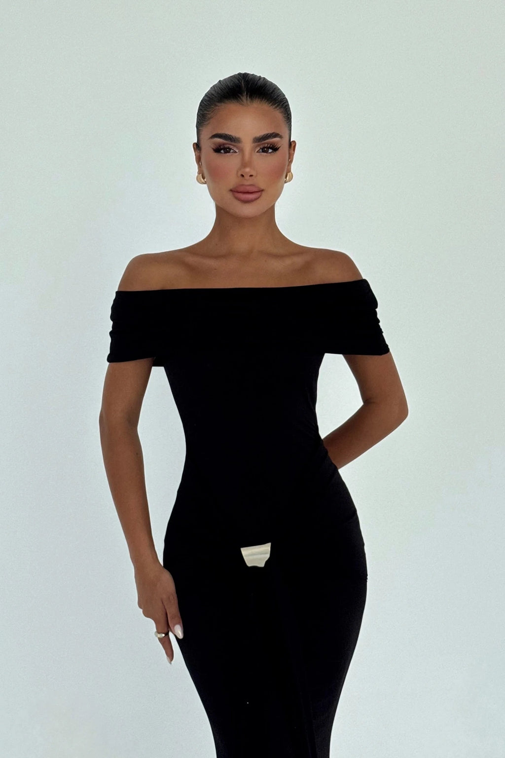 Black Aura Long Dress