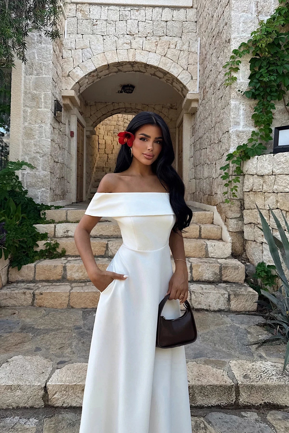 White Belle Dress