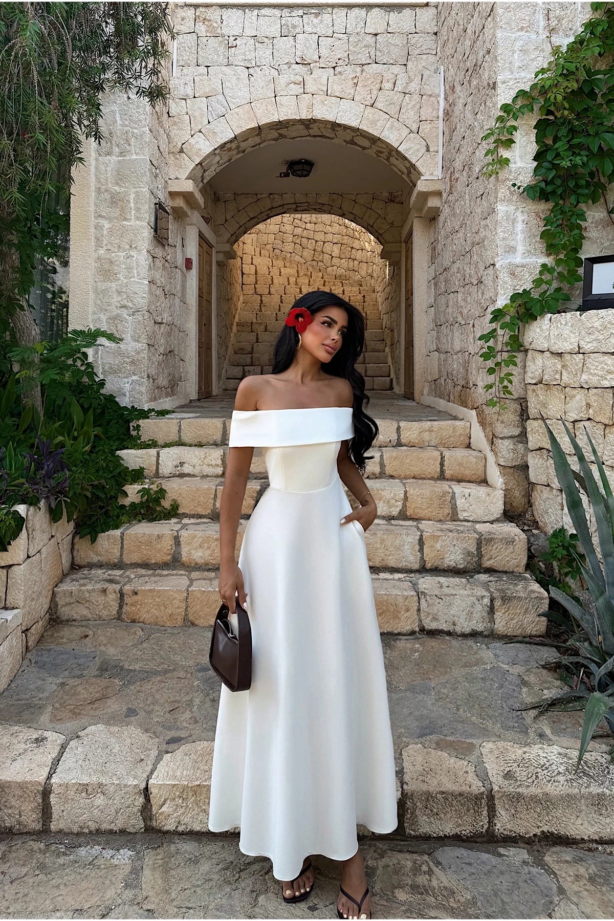 White Belle Dress