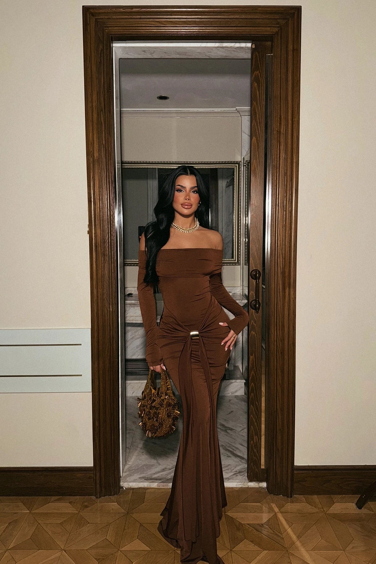 Cocoa Long Dress