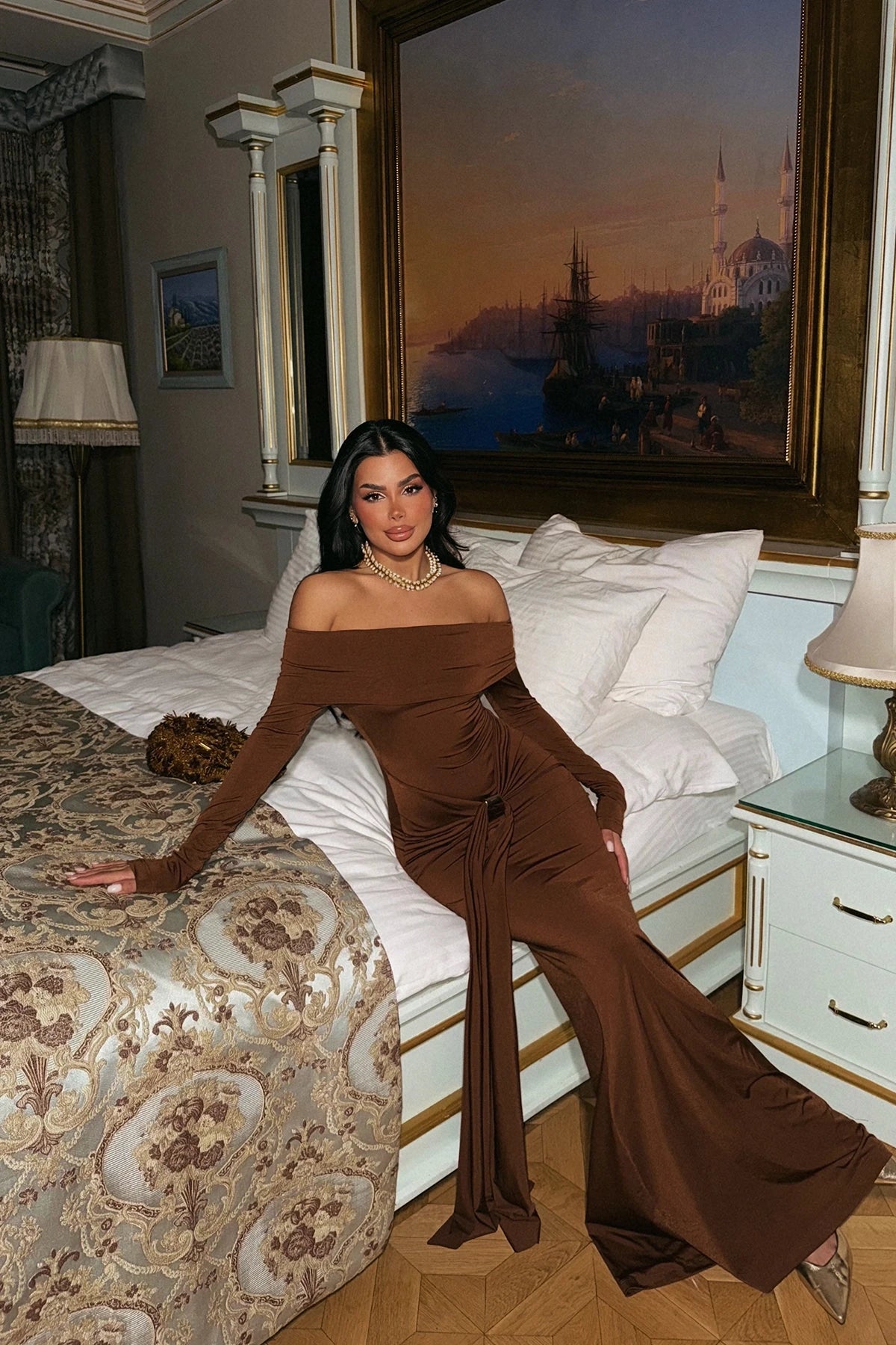 Cocoa Long Dress