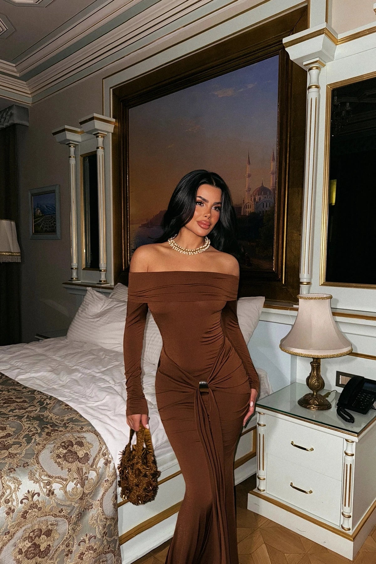 Cocoa Long Dress