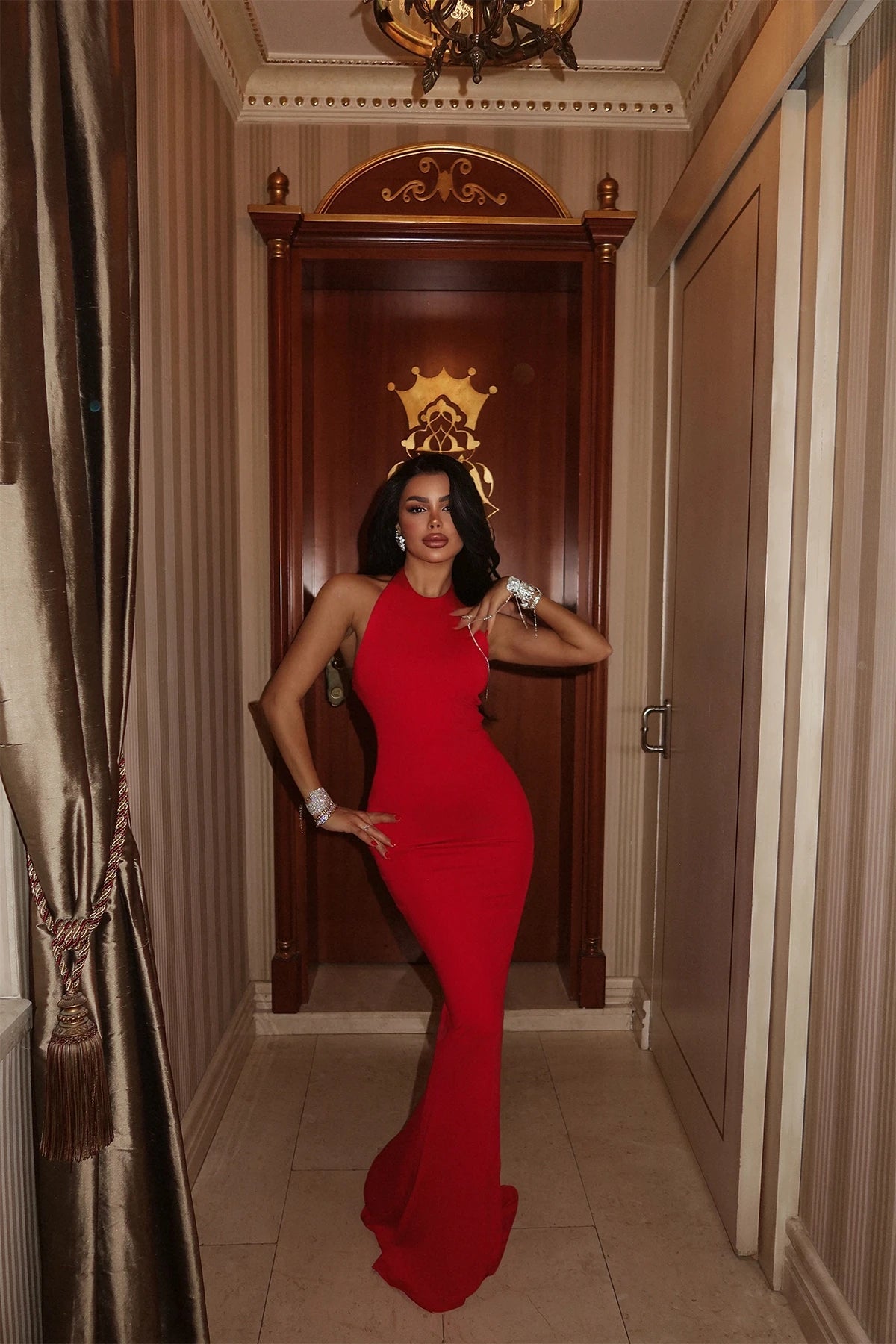 Sienna Red Dress