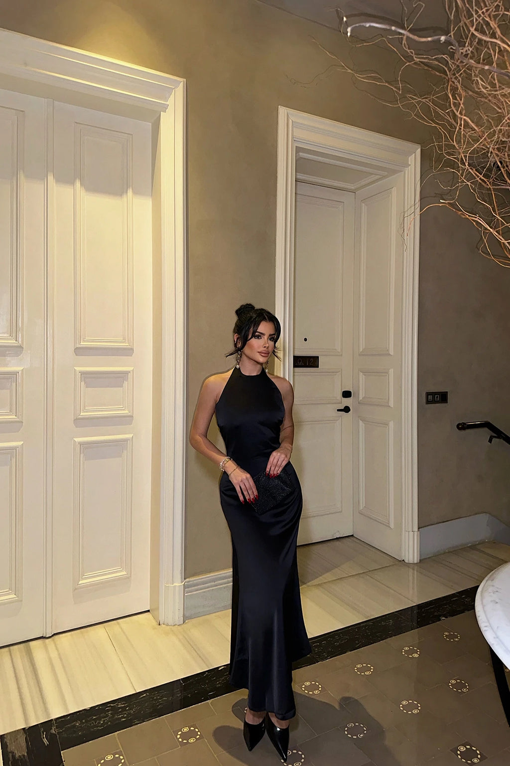 Velvet Black Dress
